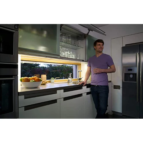 LEDVANCE Éclairage sous meuble LED, éclairage pour applications intérieures, détecteur de mouvement, blanc froid, 527,0 mm x 67,0 mm x 20,0 mm, Linéaire LED Plat - Image 5
